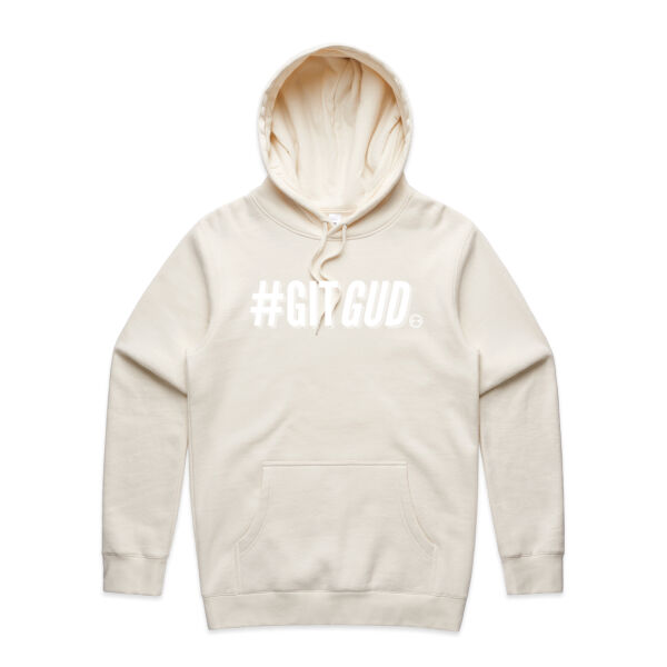 GitGud Unisex Hoodie - White logo Thumbnail